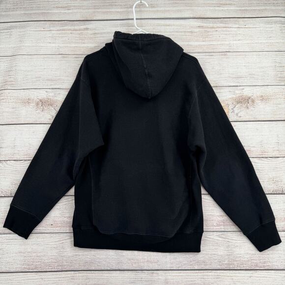 Vintage Steve & Barry's POW MIA Hoodie Sweatshirt‎ Men's Small Black Embroidered - Picture 2 of 13